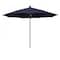 California Umbrella 11' Black Aluminum Market Patio Umbrella, Sunbrella Navy 194061333389 - alternate 1